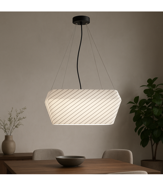 Kit di sospensione LINK 4R Nero apparecchio a soffitto – Foto