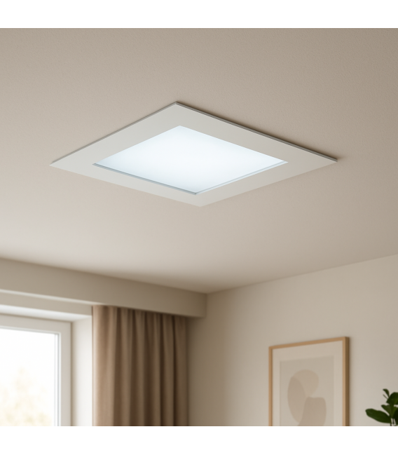 LED-Deckeneinbau-Downlight MILTON D 12W WW Weiß – foto