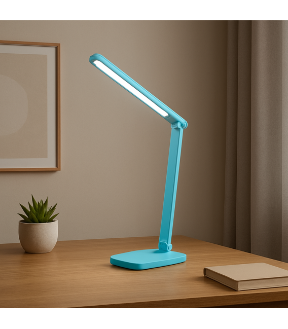 ZET Green LED Desk Lamp - Einstellbare Helligkeit, Touch-Farbsteuerung – foto