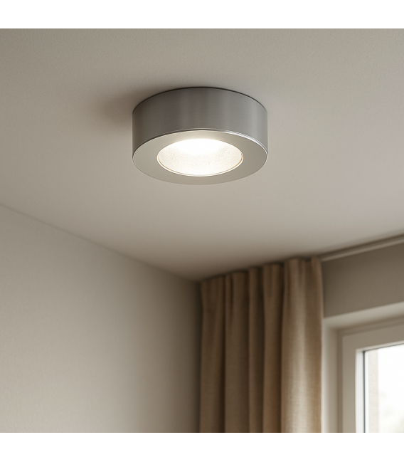 Plafonnier à LED ALFI C NW - Silver Glow – Photo