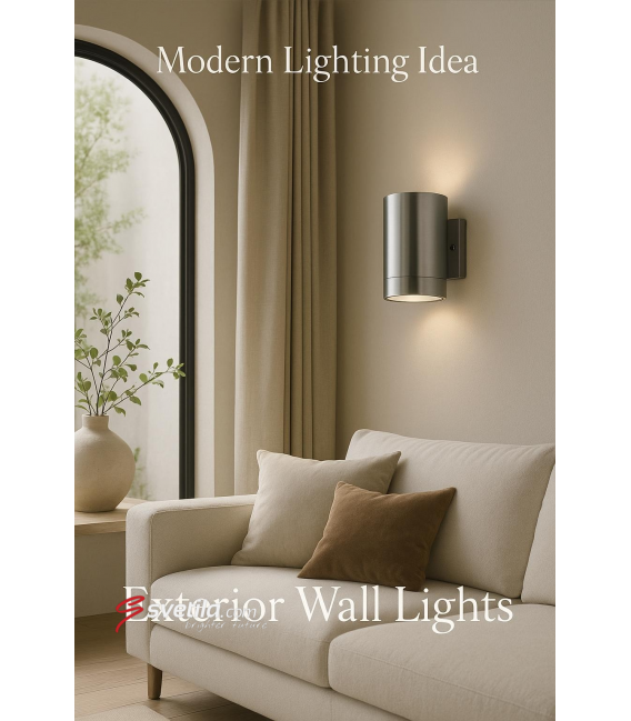 Dustproof ASTER GU10 Inox Outdoor Luminaire – photo