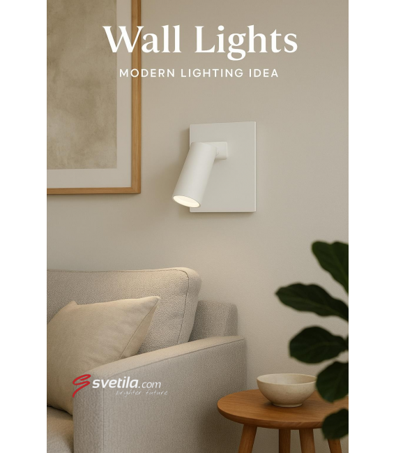 FONO WLL GU10 Blanco LED Luminaria Teléfono con estante USB – foto