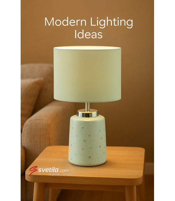 HELENA E14 Lampada da tavolo bianco/argento - Illumina la tua scrivania – Foto