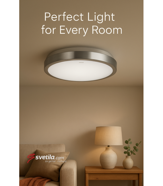 Ceiling LED Luminaire ALEX C 12W NW - Water-Resistant IP44 – photo