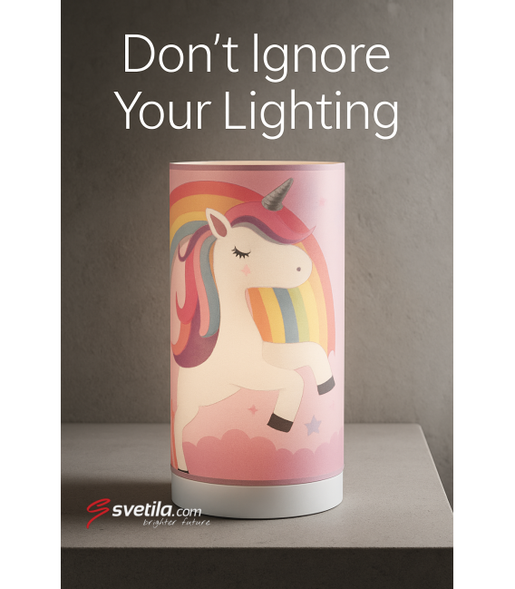 Einhorn MILA LED 3W Gros - Einzigartige Tischlampe – foto