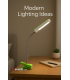 LED-Schreibtischleuchte DORI in verspielten Farben grün, ansteckbar 12182-38649
