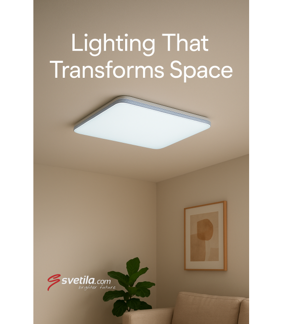 Luminaria LED de techo ADIS D Slim 28W NW IP44 - Resistente al agua – foto