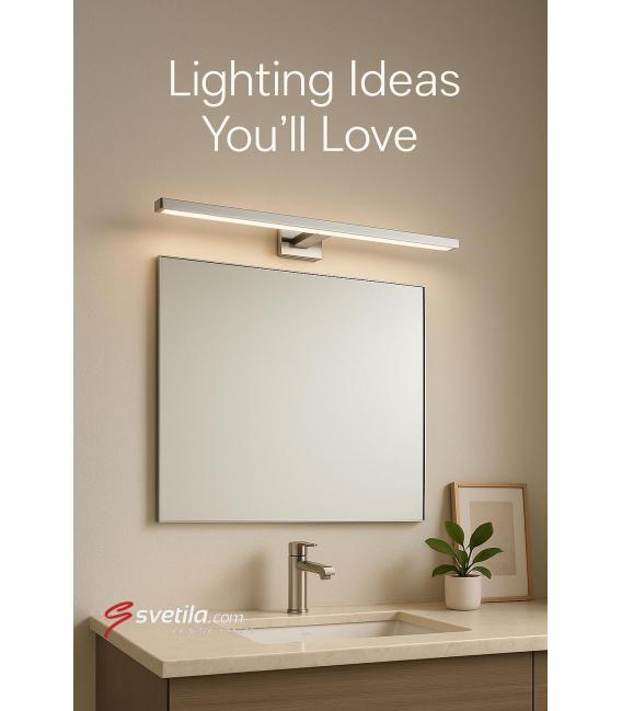 Applique LED résistante à l'eau MARTA 8W Chrome NW – Photo