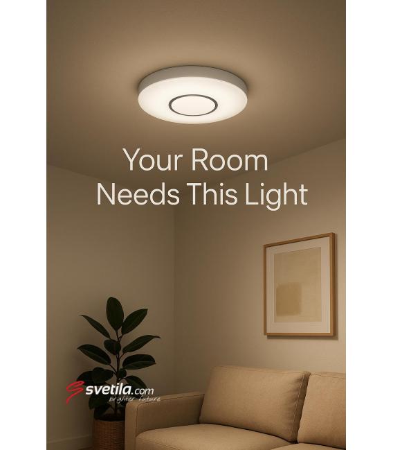 Wasserdichte LED-Deckenleuchte - RINGE 24W NW – foto