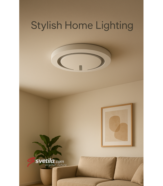 Ceiling LED Luminaire FALON C 48W NW - Black Light – photo