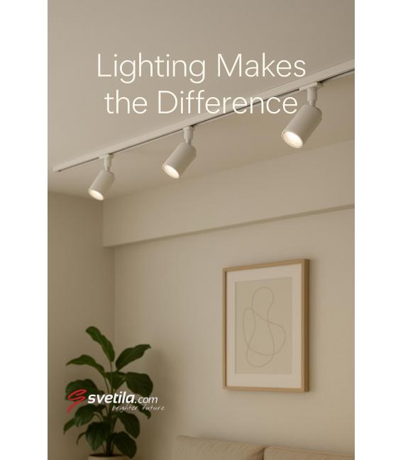 SOFIA TRA GU10 White - Premium Track Light Luminaire – photo