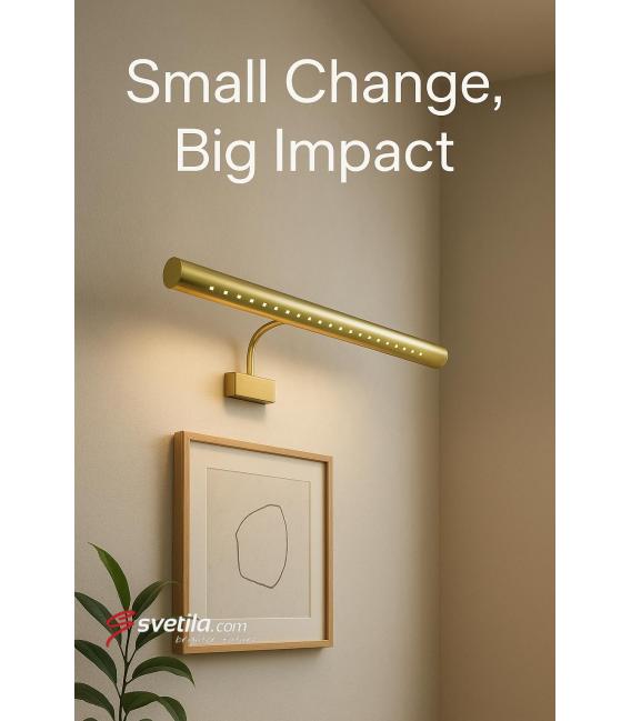 BRENA 6W Antic Brass NW LED Luminaire - Perfect for Paintings – photo