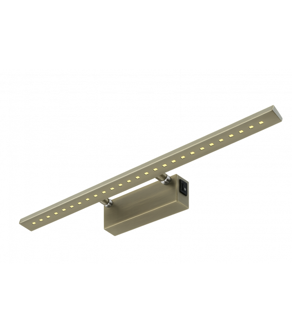 Apparecchio LED RITON 6W Antic Brass - Perfetto per le opere d'arte – Foto