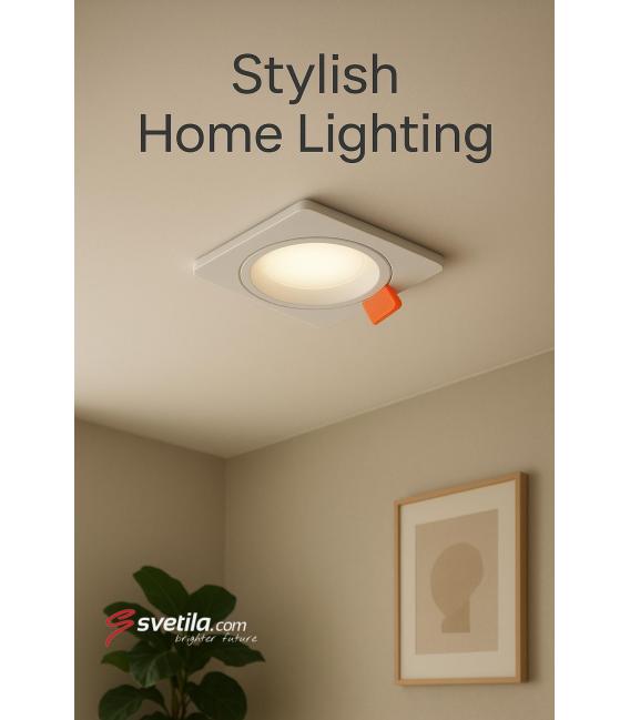 GOTI D 5W NW LED Downlight Vgradna svetilka – fotografija