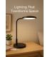 LED PLATON noir luminosité et lumière blanche réglable 13560-38818