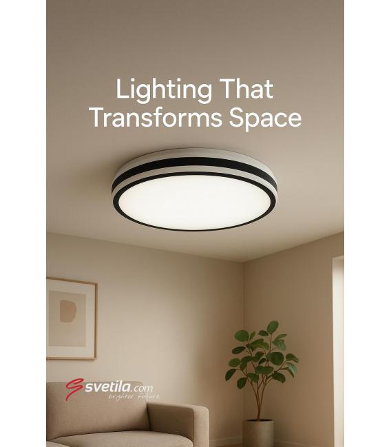Luminaria LED de techo AURELIA C 24W NW - Estanca IP44 – foto