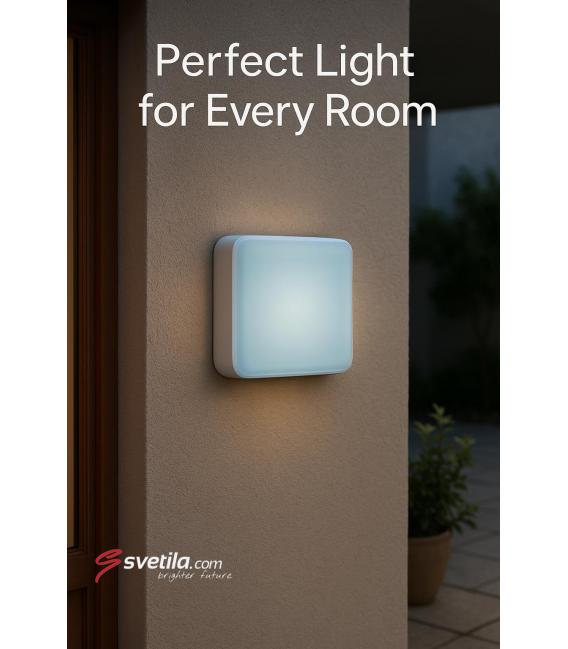 Luminaire anti-poussière MAJOR D 18W Blanc NW - Eclairage de façade extérieur – Photo