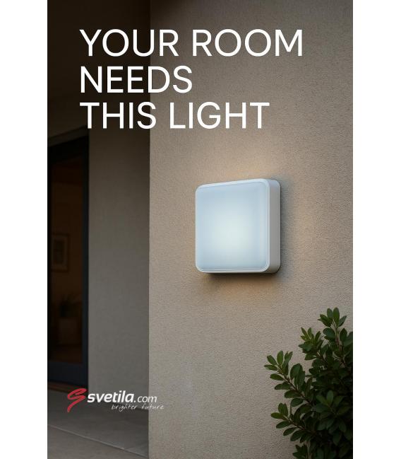 Apparecchio antipolvere MAJOR D 18W Bianco NW - Illuminazione per facciate esterne – Foto