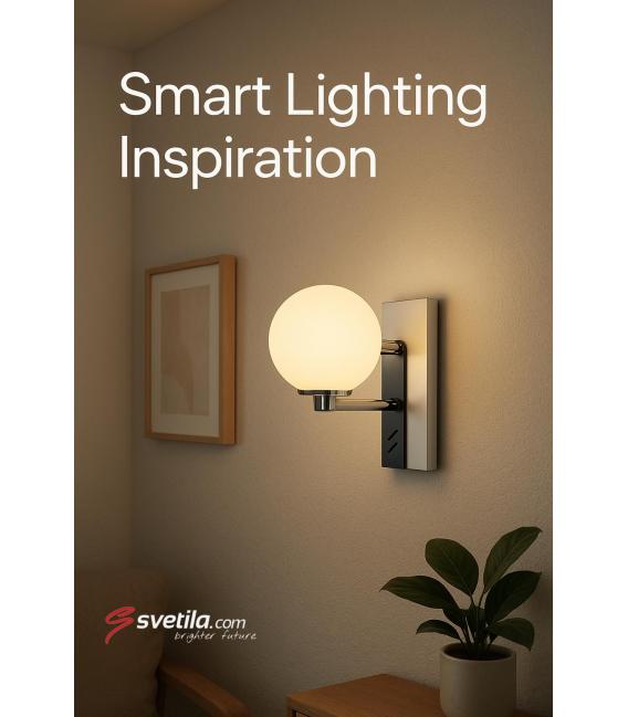 NELI 1L 6W WW Chrome LED Luminaire - Elegant Solution – photo