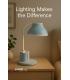 DEBRA azul luminosidad y luz blanca regulables 13563-38855