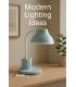 LED-Schreibtischlampe DEBRA blau Helligkeit & weißes Licht einstellbar 13563-38856