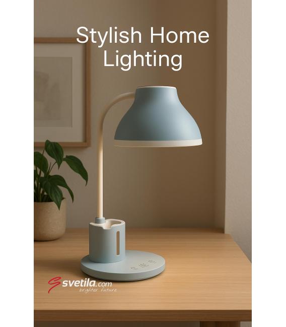 DEBRA Lámpara de escritorio LED - Brillo azul y blanco ajustable – foto