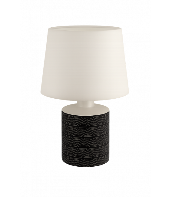 Lampe de table TOPIK E14 noir/blanc - Illuminez votre bureau – Photo