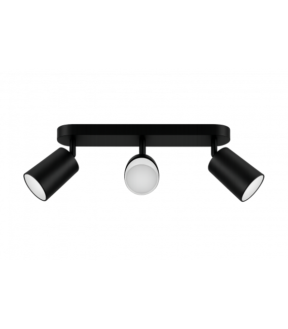 ZEBRA SPT GU10 3L Blanco/Negro Luminaria - Solución de iluminación única – foto