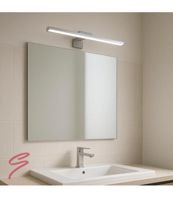 Water-Resistant LED Wall Luminaire MARTA 12W Chrome NW – photo