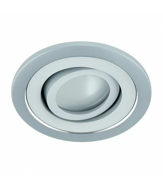 Elegante apparecchio da incasso BORYS C GU10 220V 50W bianco argento – Foto