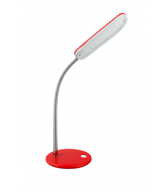 Lampe de bureau LED DORI en rouge ludique - Illuminez votre espace – Photo