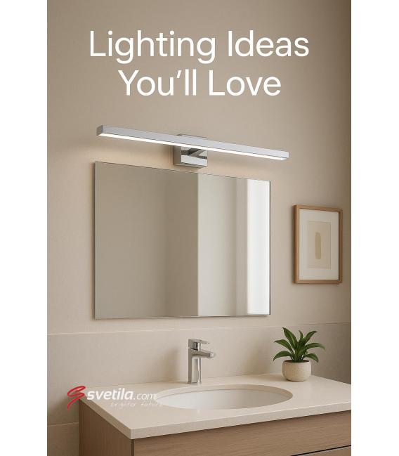 Applique LED résistante à l'eau MARTA 8W Chrome NW – Photo