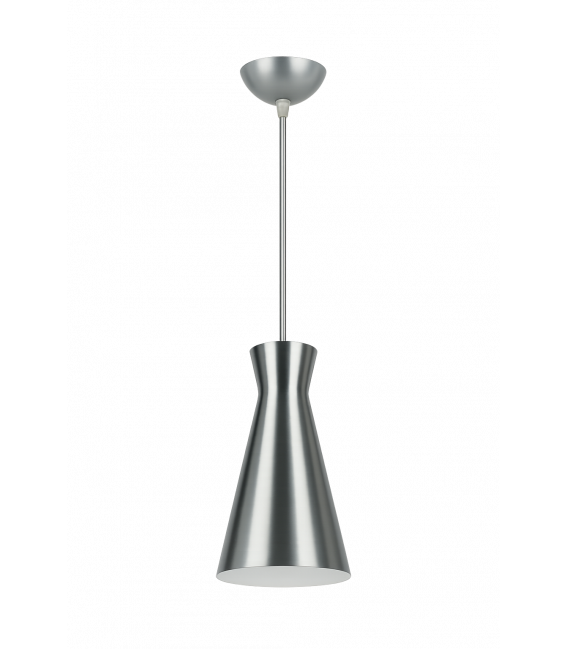 VERONE 12 Pendant Light Brushed Silver Metal – photo