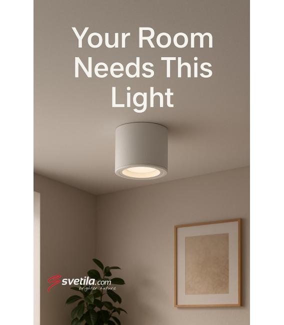 INDI C GU10 White Ceiling Luminaire – photo