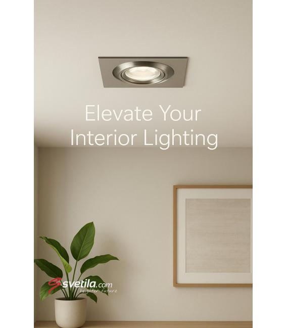 GOL D 1,6W NW Luce da incasso a LED Decorativa, cromo opaco – Foto