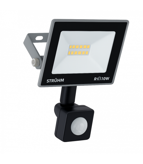 Faretto LED con sensore di movimento 10W Grigio NW – Foto