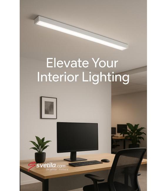 Lineare LED-Leuchte POGO 2x36W - Klassische Innenbeleuchtung – foto