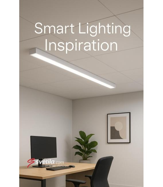 Luminaire linéaire à LED POGO 2x36W - Classic Indoor – Photo
