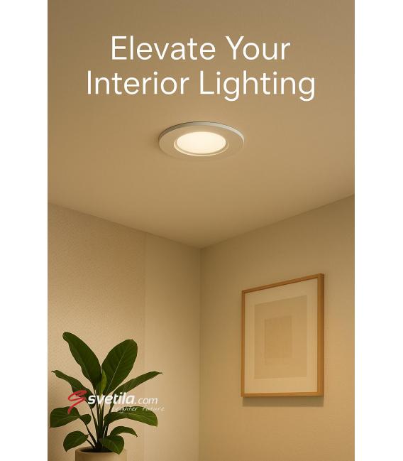 Plafón empotrable LED Downlight SLIM IRON C 3W NW – foto