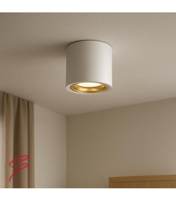 Luminaria de techo HARY C GU10 Blanco/Oro - Elegant – foto