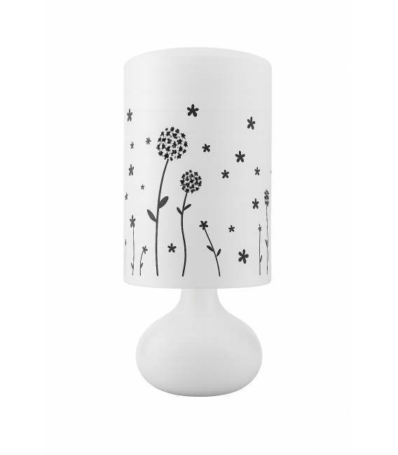 ZYTA FOOT E14 Lampe à poser artistiquement florale - graphique unique – Photo