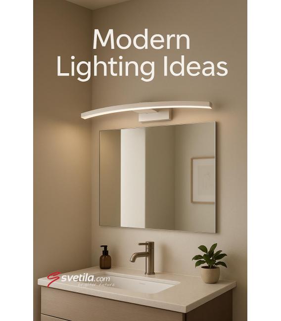 Water-Resistant LED Wall Luminaire MAMBA 8W White NW – photo