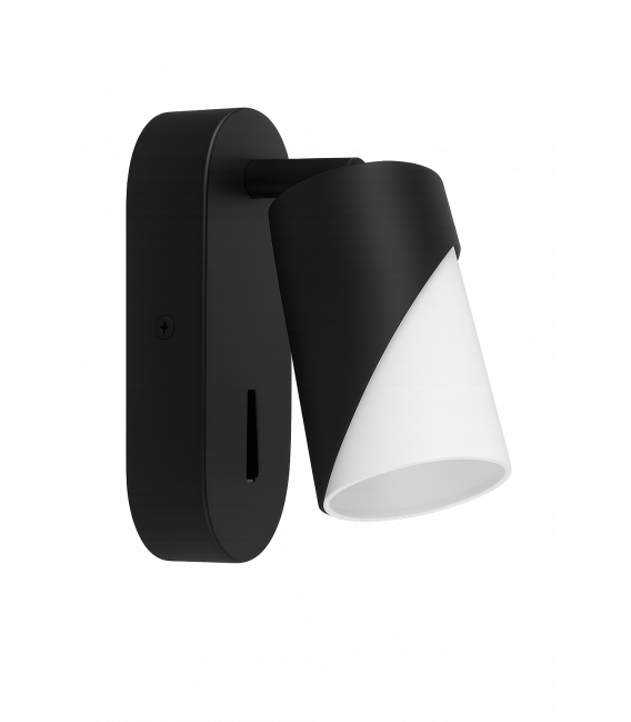 ZEBRA WLL GU10 Nero/Bianco Apparecchio con interruttore – Foto