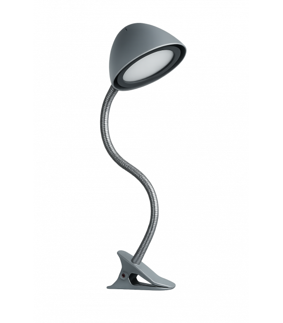 Lámpara LED RONI Flex Clip-On Silver - Ilumina tu escritorio – foto