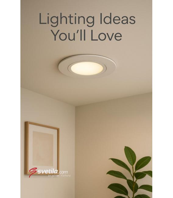 GOTI C 5W NW LED-Downlight Deckeneinbaulampe – foto