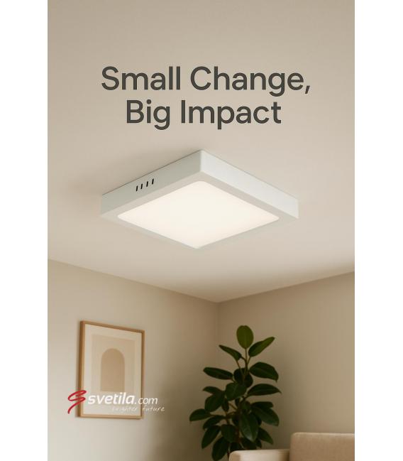 Ceiling LED Luminaire MARTIN D 24W NW - White – photo