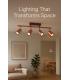 LED RUDA 4I 4x6W WW cobre/cromo 12157-39180