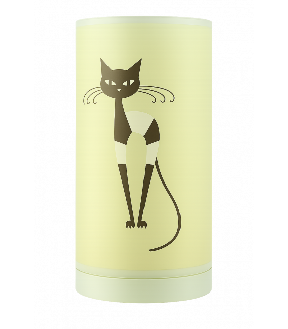 ZYTA Cat Motif Table Lamp - E14 FOOT Design – photo