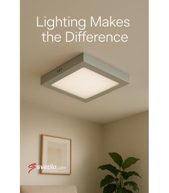 Ceiling LED Luminaire MARTIN D 6W NW - Matt Chrome – photo