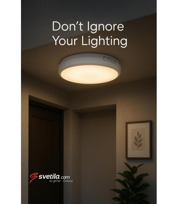 Plafón LED con sensor de movimiento 21W NW – foto